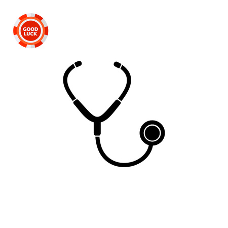 Doctors instrument used for auscultation. Stethoscope, lung, care. Auscultation concept. Can be used for topics like medicine, healthcare, health.のイラスト素材