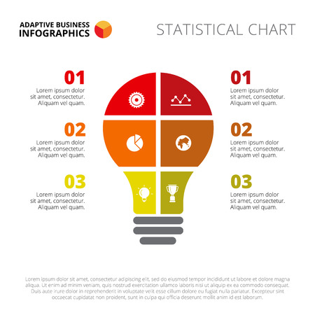Process chart slide template. Business data. Graph, diagram, design. Creative concept for infographic, templates, presentation, report. Can be used for topics like teamwork, research, planning.のイラスト素材