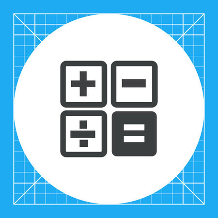 Calculator buttons iconのイラスト素材