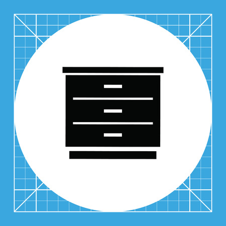 Chest of drawers.のイラスト素材