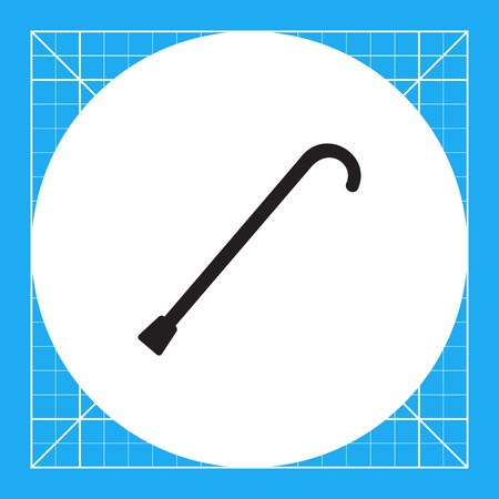 Walking cane iconのイラスト素材