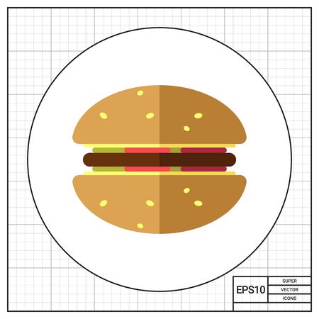 Hamburger iconのイラスト素材