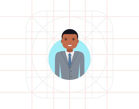 African American businessmanのイラスト素材