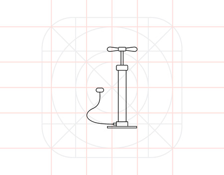 Air Pump Iconのイラスト素材