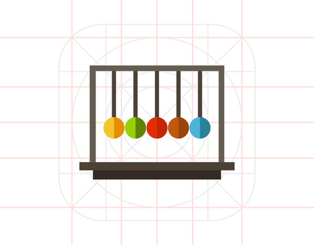 Balancing balls iconのイラスト素材