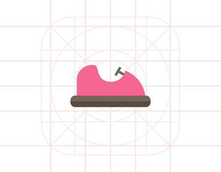 Bumper car iconのイラスト素材