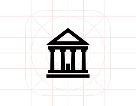 Court buildingのイラスト素材