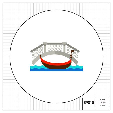 Venice cityscape iconの写真素材