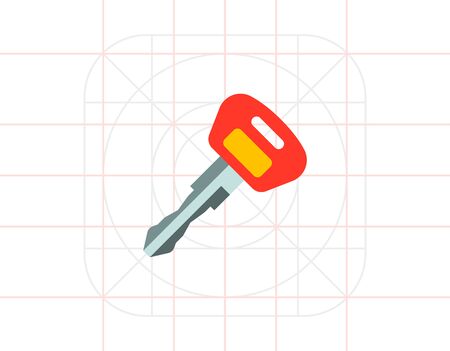 Ignition key iconのイラスト素材