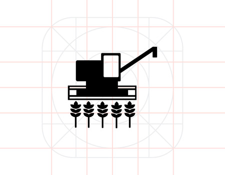 Gathering Harvest Iconのイラスト素材