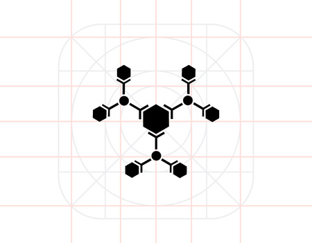 Science simple iconのイラスト素材
