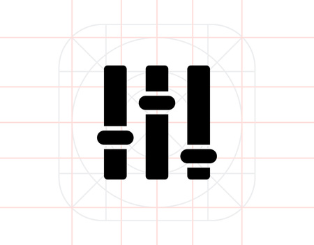 Sound mixer consoleのイラスト素材