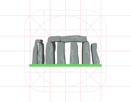 Stonehenge iconのイラスト素材