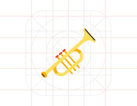 Trumpet iconのイラスト素材