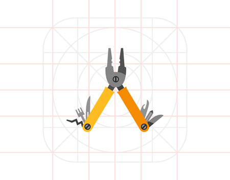 Multi Tool Vector Iconのイラスト素材