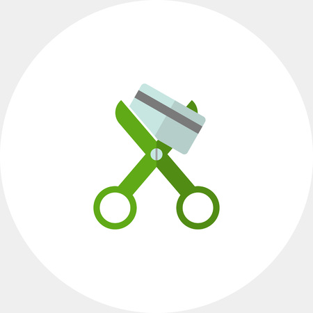 Icon of scissors cutting credit cardのイラスト素材