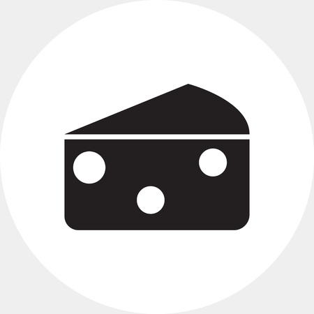 Cheese piece iconのイラスト素材