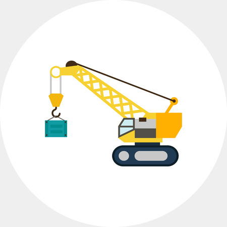 Hoisting crane iconのイラスト素材