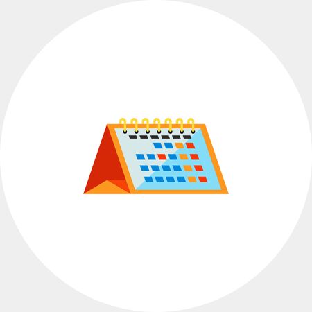 Desktop Calendar Iconのイラスト素材