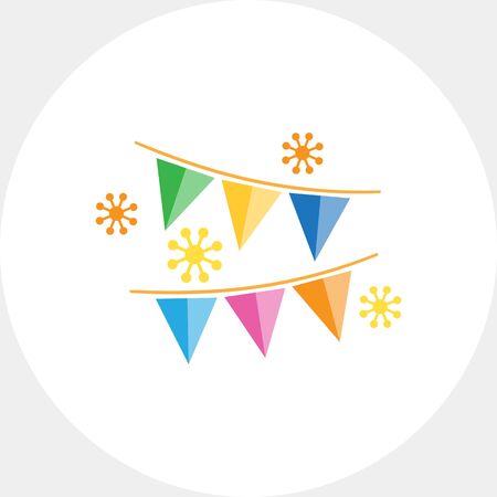 Festive garlandのイラスト素材