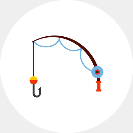 Fishing Rod Iconのイラスト素材