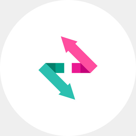 Double Arrow Vector Iconのイラスト素材