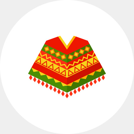 Poncho clothing iconのイラスト素材