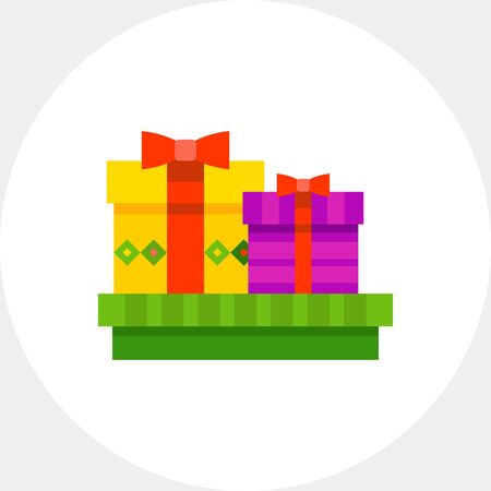 Present Boxes Iconのイラスト素材