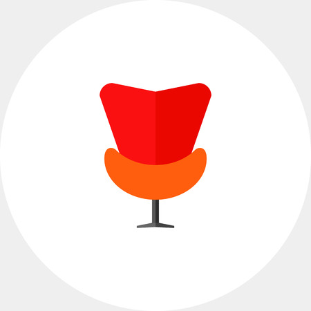 Red Armchair Iconのイラスト素材