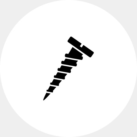 Screw simple iconのイラスト素材