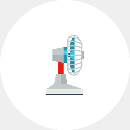 Side View Fan Vector Iconのイラスト素材