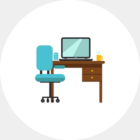 Study interiorのイラスト素材