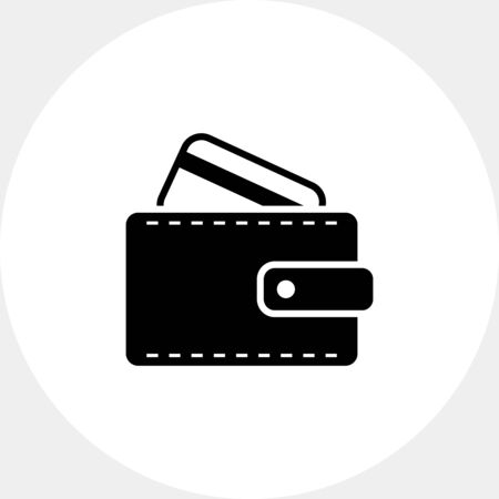 Wallet with credit cardのイラスト素材