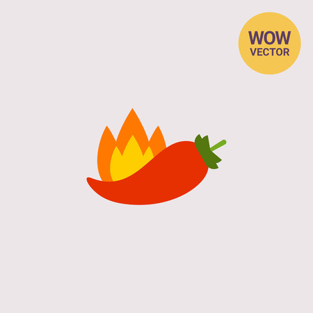 Chili pepper iconのイラスト素材