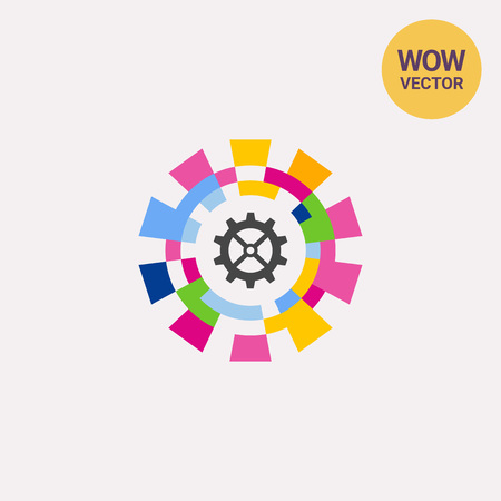 Industrial Innovation Iconのイラスト素材