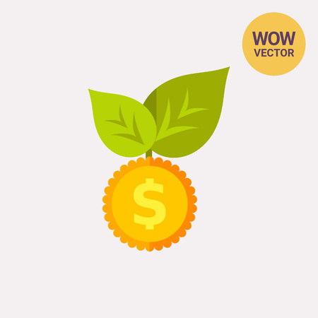 Seed Money Vector Iconのイラスト素材