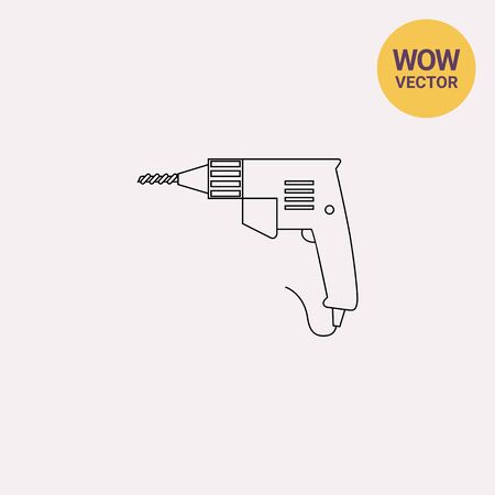 Power Drill Iconのイラスト素材