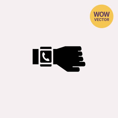 Smartwatch on handのイラスト素材
