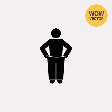 Weight Loss Concept Iconのイラスト素材