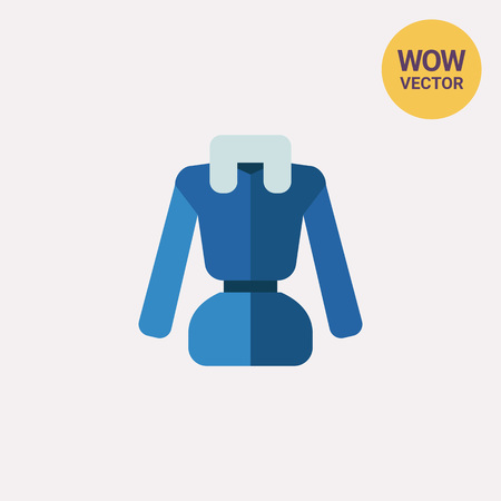 Woman down jacket iconのイラスト素材