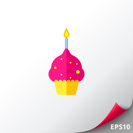 Anniversary Cake Iconのイラスト素材