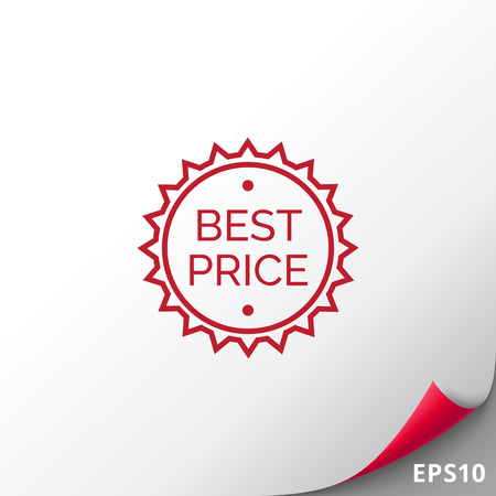 Best price labelのイラスト素材