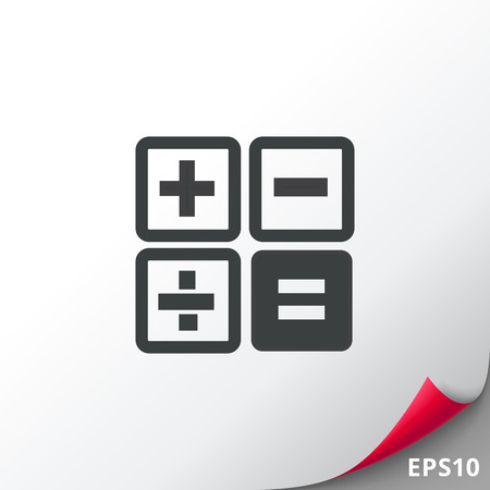 Calculator buttonsのイラスト素材