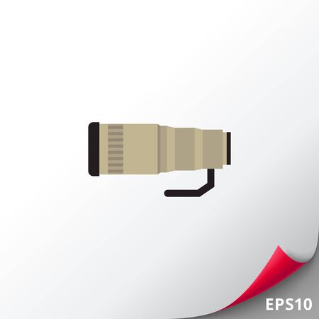 Camera lens iconのイラスト素材