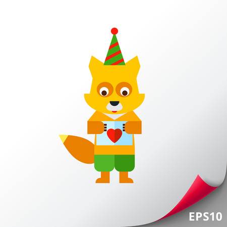 Cartoon Fox Iconのイラスト素材