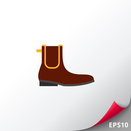Chelsea Boot Iconのイラスト素材