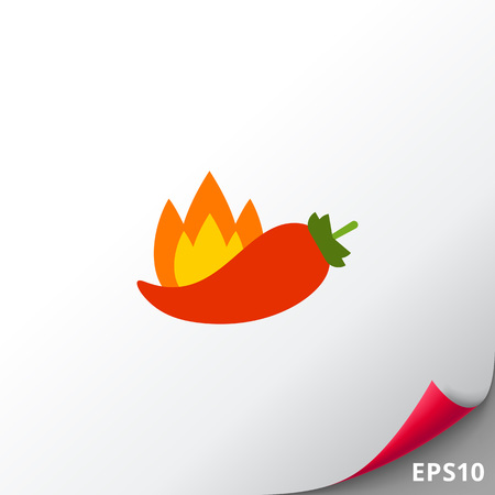 Chili pepper iconのイラスト素材