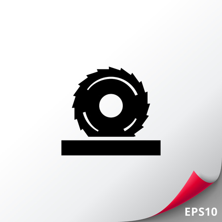 Circular saw iconのイラスト素材