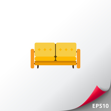 Couch iconのイラスト素材