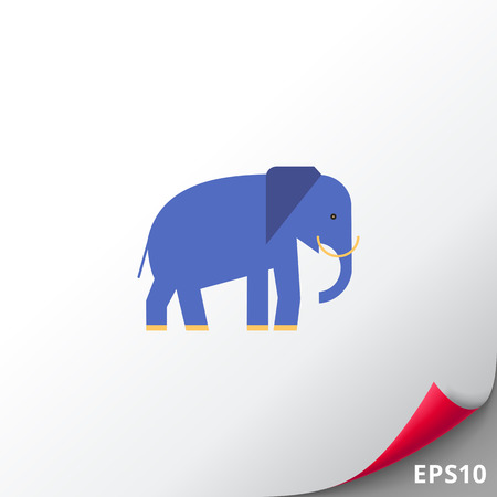 Elephant iconのイラスト素材